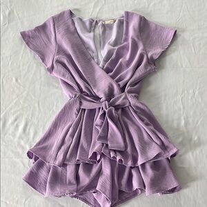 Altar'd State Soft Purple Romper